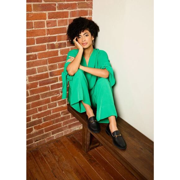 Women's Lisa Vicky Nordstrom Zany-V Loafers Black Sheep Nappa - Picture 11 of 12